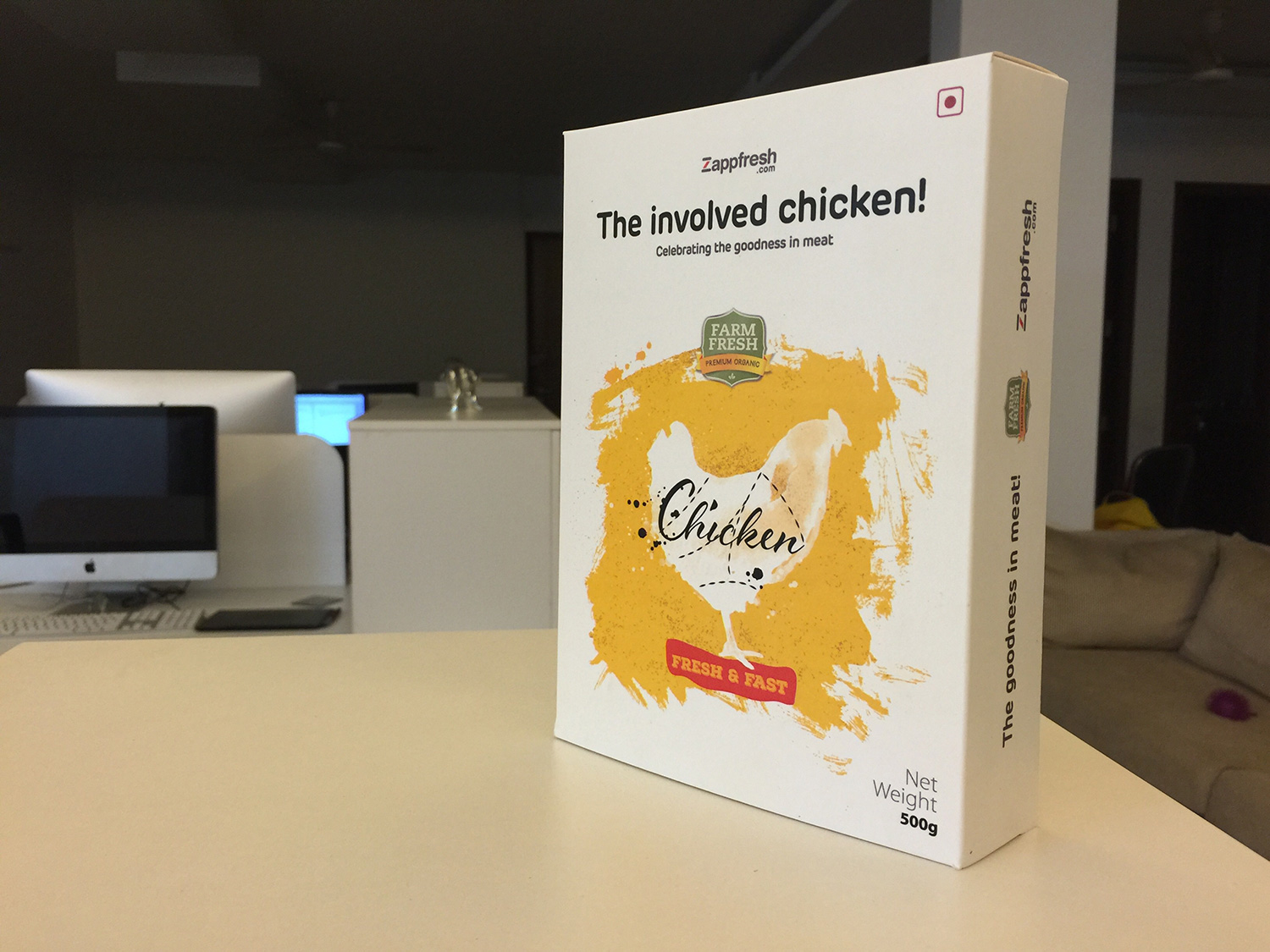 Zappfresh Chicken packaging